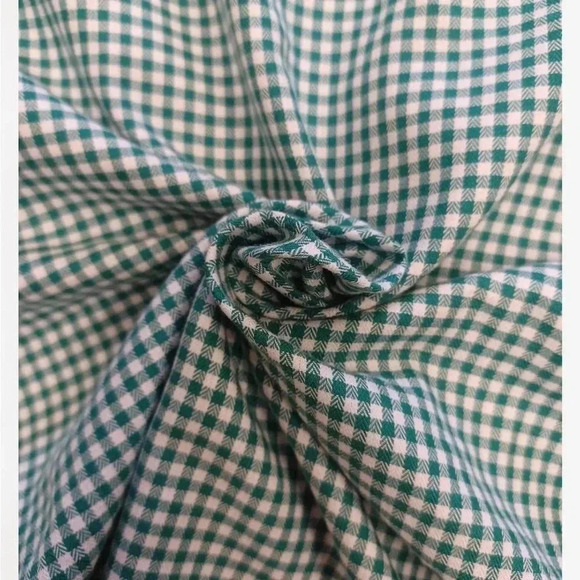 Brooks Brothers Regent Regular Fit Gingham Green Size 17 1/5-4/5 - Picture 4 of 11